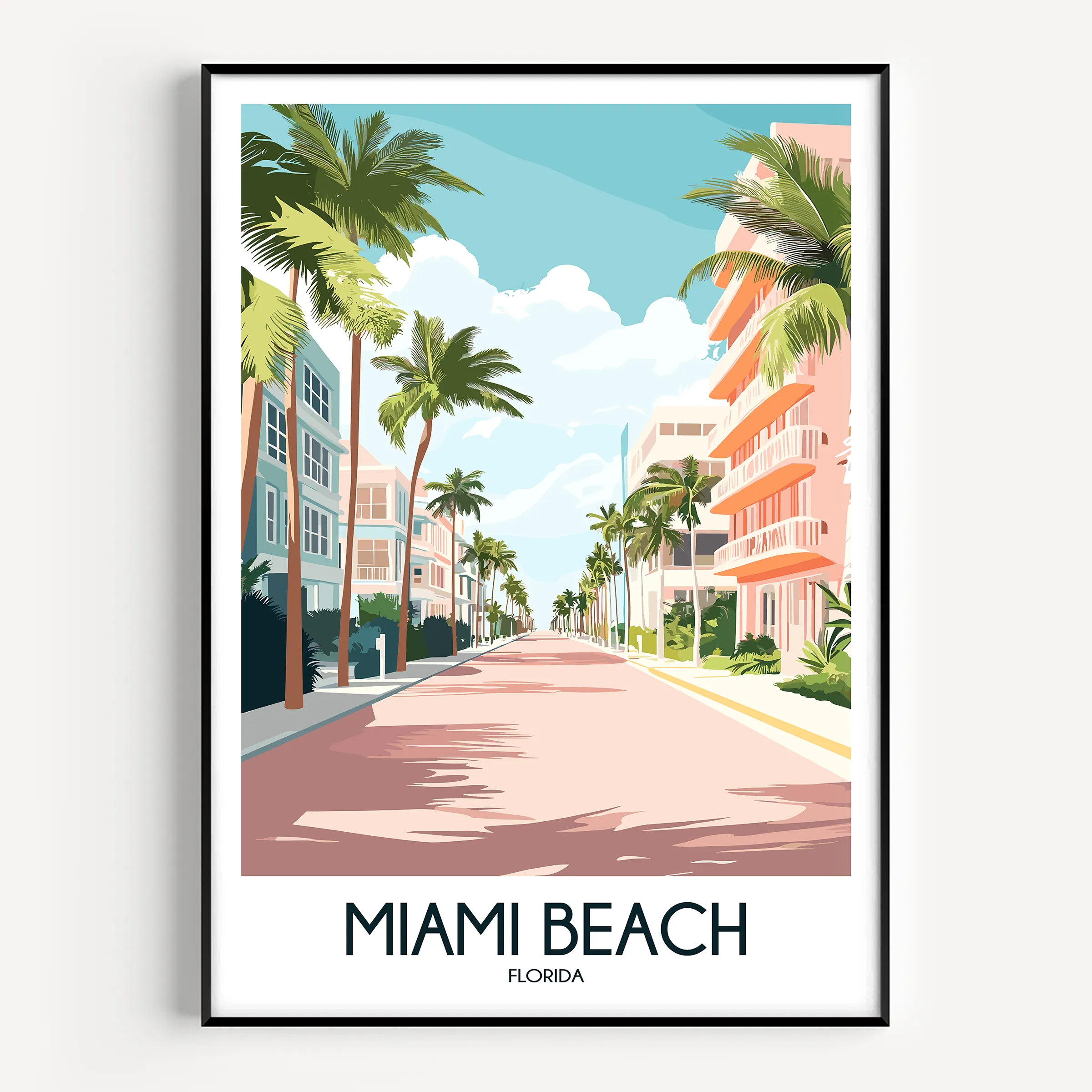 Miami Beach Travel Memory Gift
