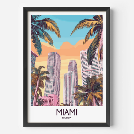 Miami Destination Art Gift