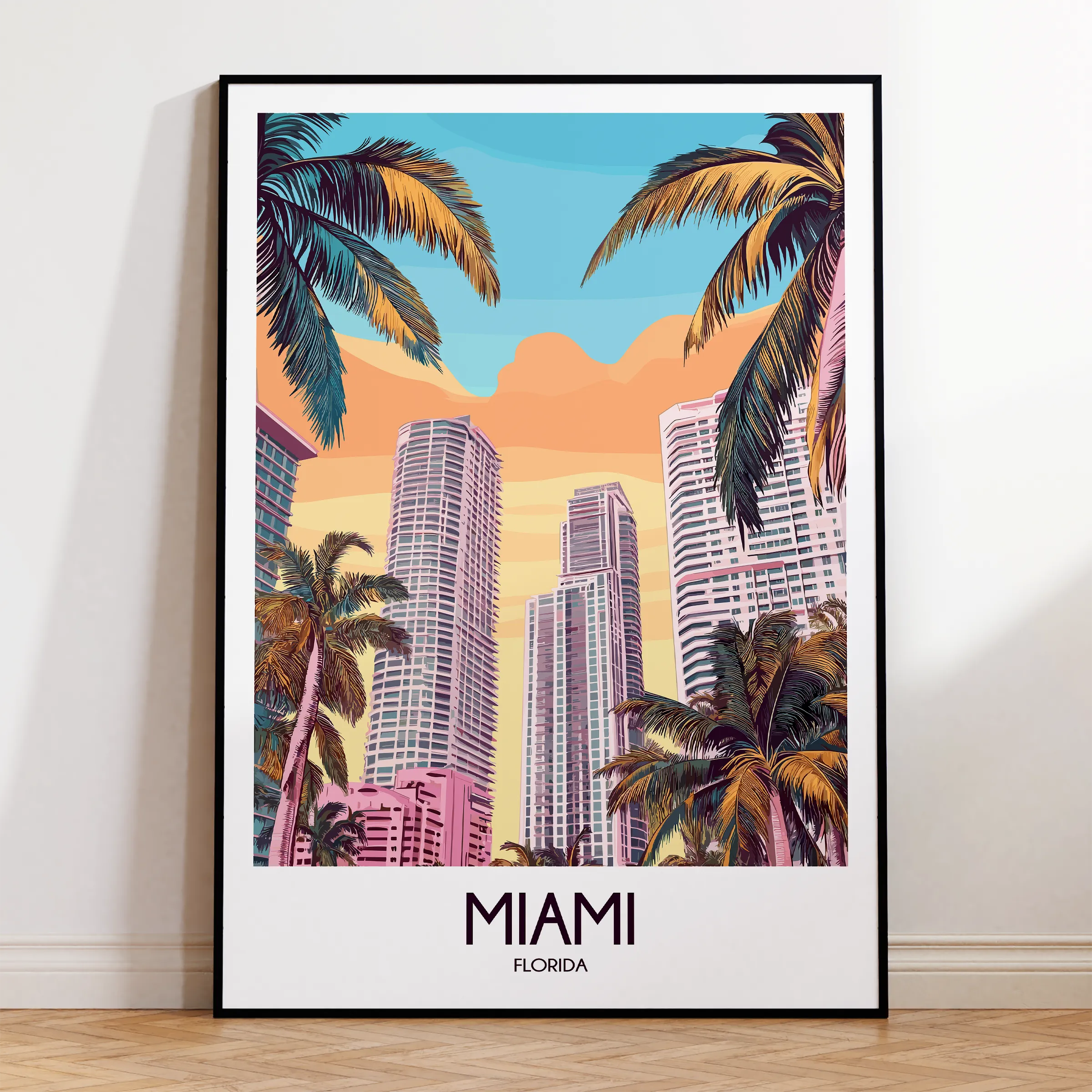 Miami Minimalist Wall Art