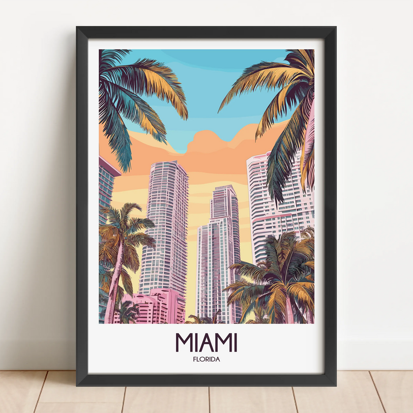 Miami Scenic Landscape Art