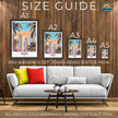 Miami Vintage Style Print