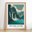 Milford Sound Scenic Landscape Art
