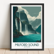 Milford Sound Souvenir Poster Print