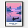 Minnesota Vintage Style Print