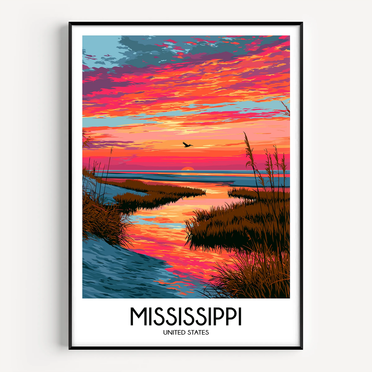 Mississippi Destination Art Gift