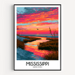 Mississippi Destination Art Gift