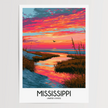 Mississippi Minimalist Wall Art
