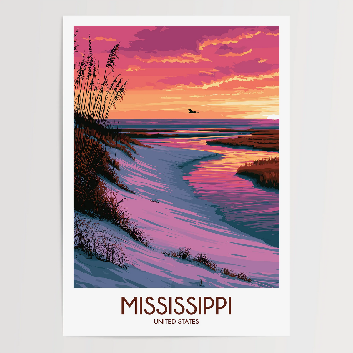 Mississippi Scenic Landscape Art