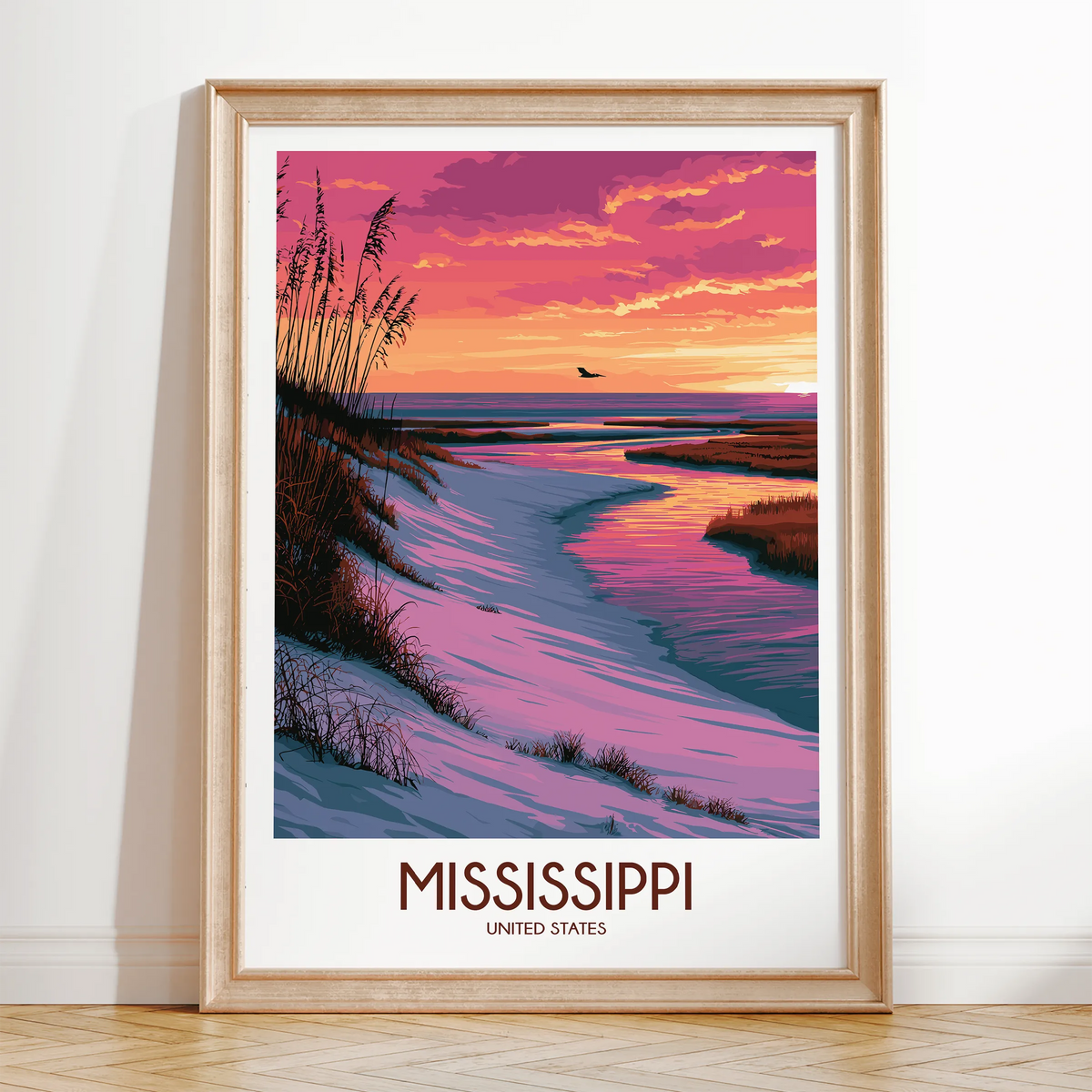 Mississippi Souvenir Poster Print