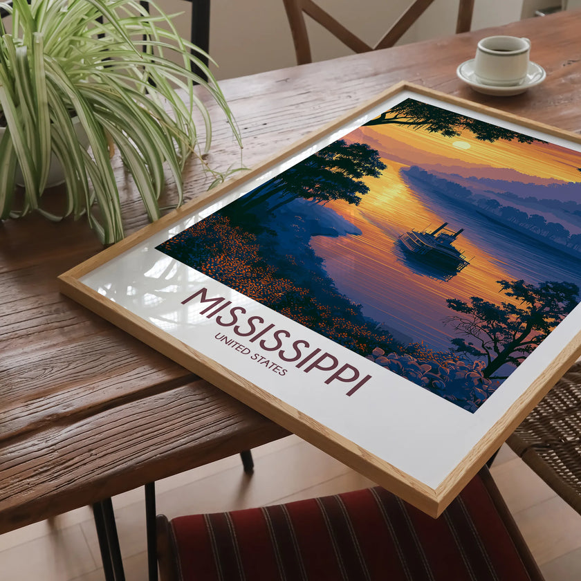 Mississippi Souvenir Poster Print