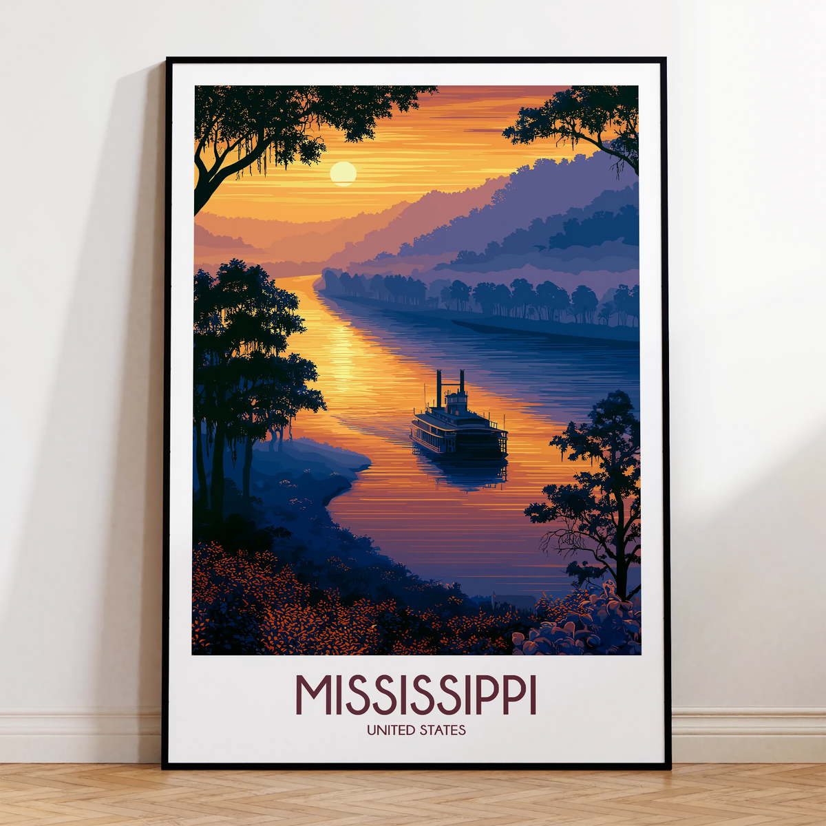 Mississippi Travel Memory Gift