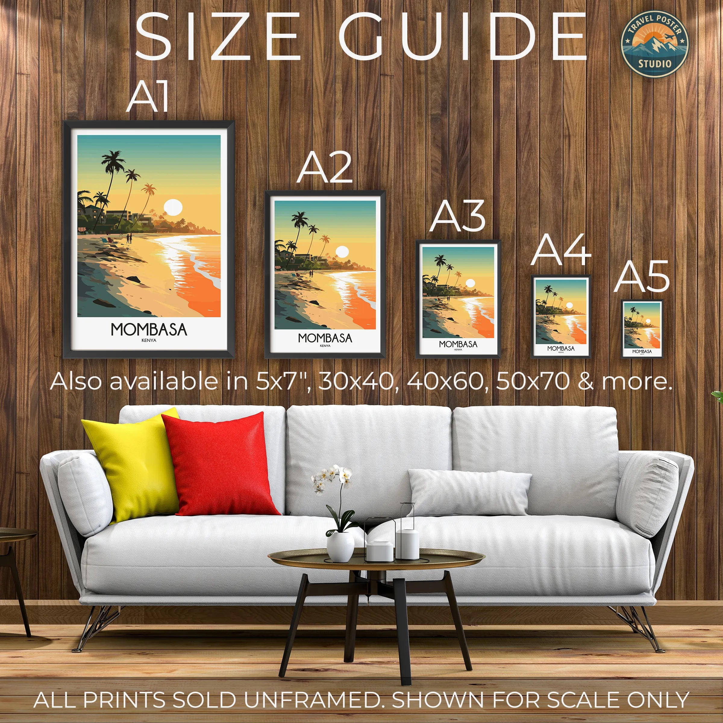 Mombasa Destination Art Gift