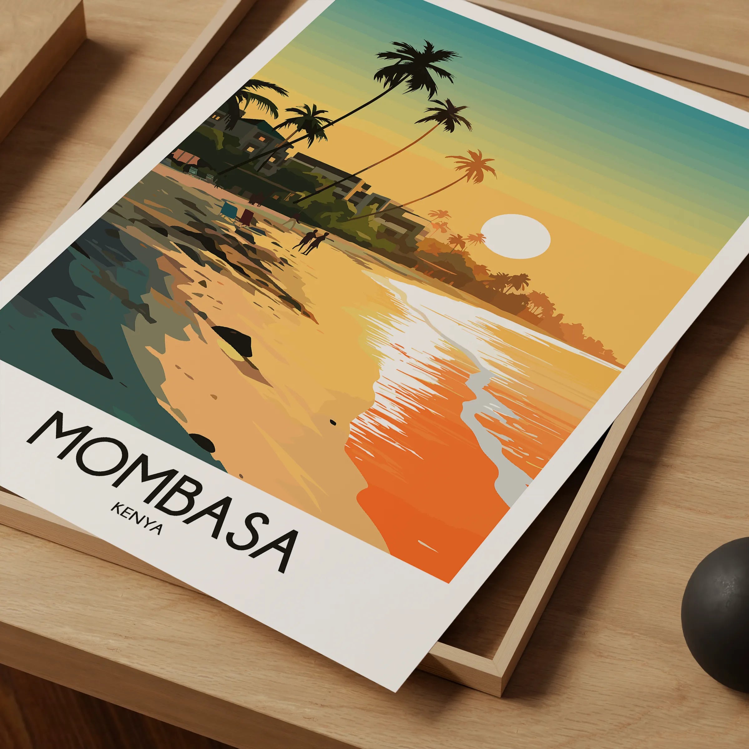 Mombasa Minimalist Wall Art