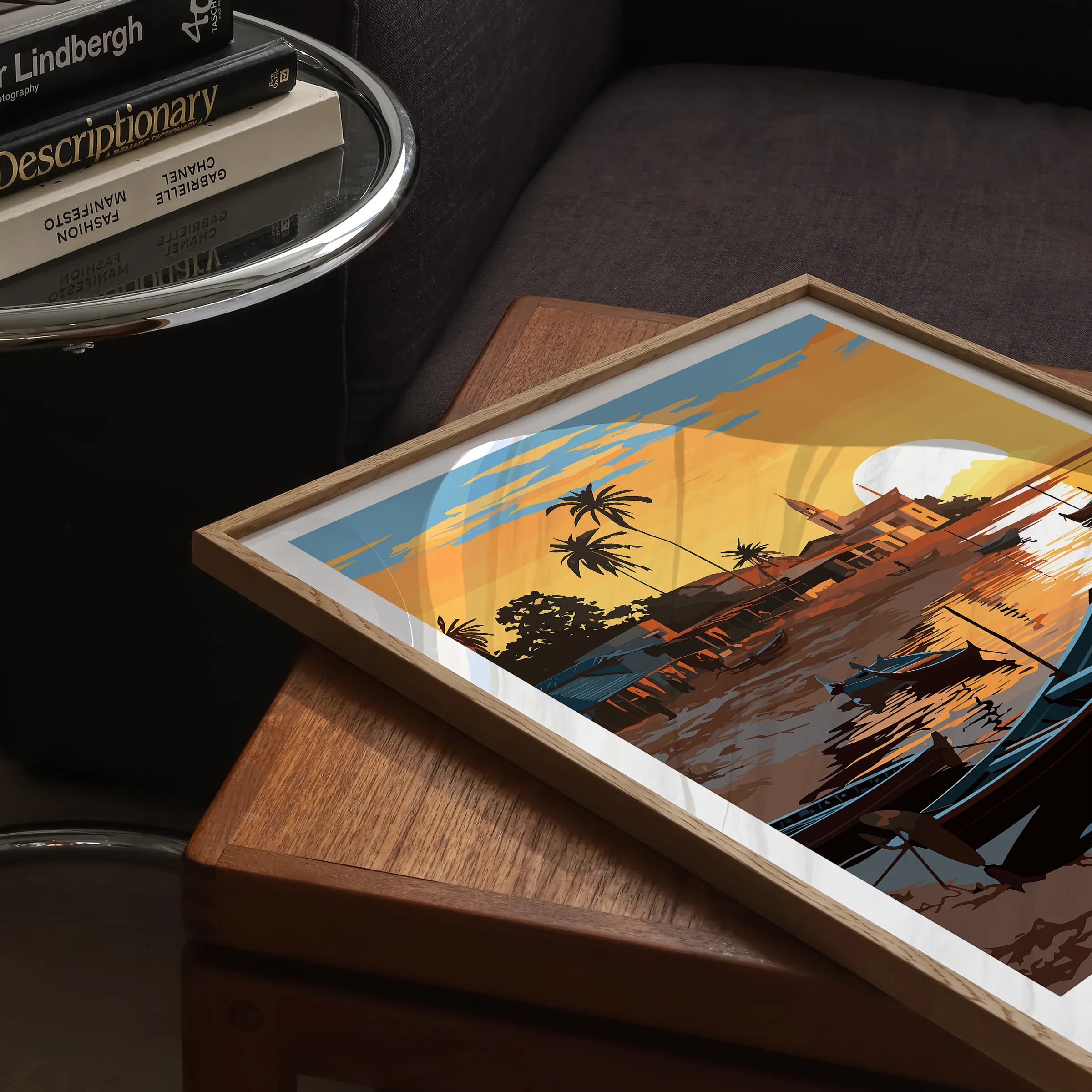 Mombasa Retro Travel Illustration