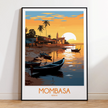 Mombasa Scenic Landscape Art