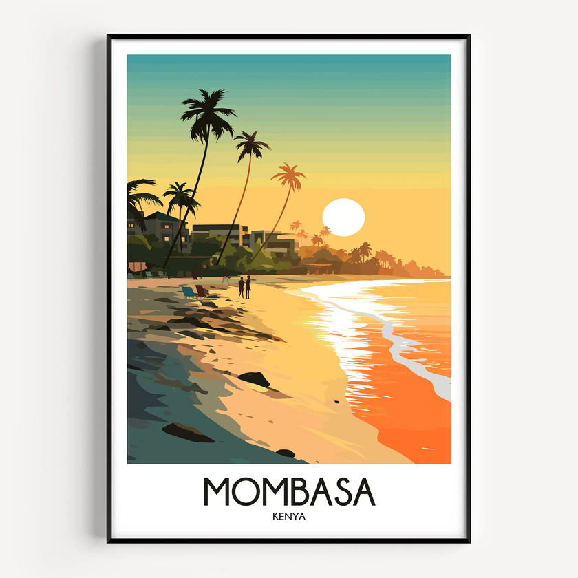 Mombasa Scenic Landscape Art