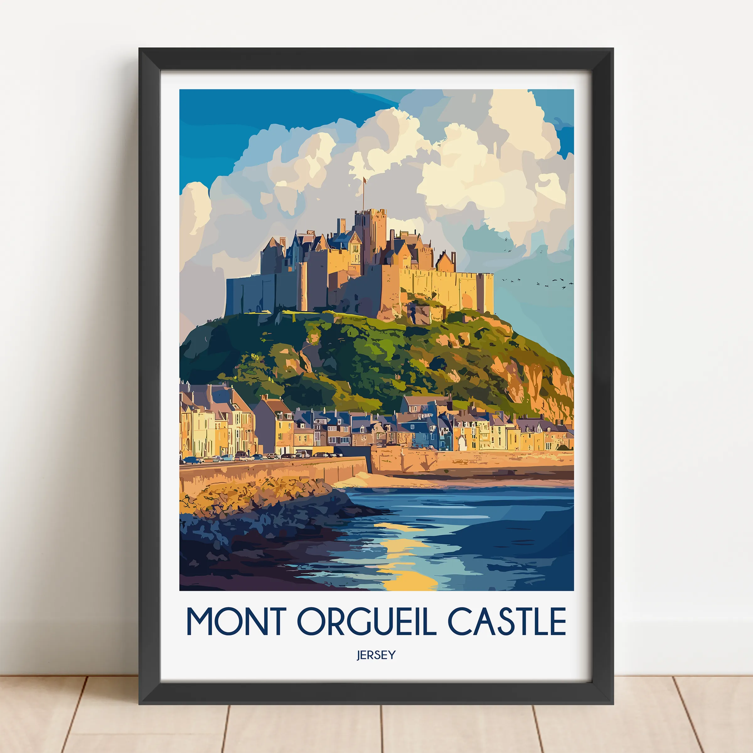 Mont Orgueil Castle Home Office Decor