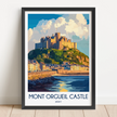 Mont Orgueil Castle Home Office Decor