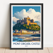 Mont Orgueil Castle Travel Memory Gift