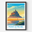 Mont St Michel Destination Art Gift