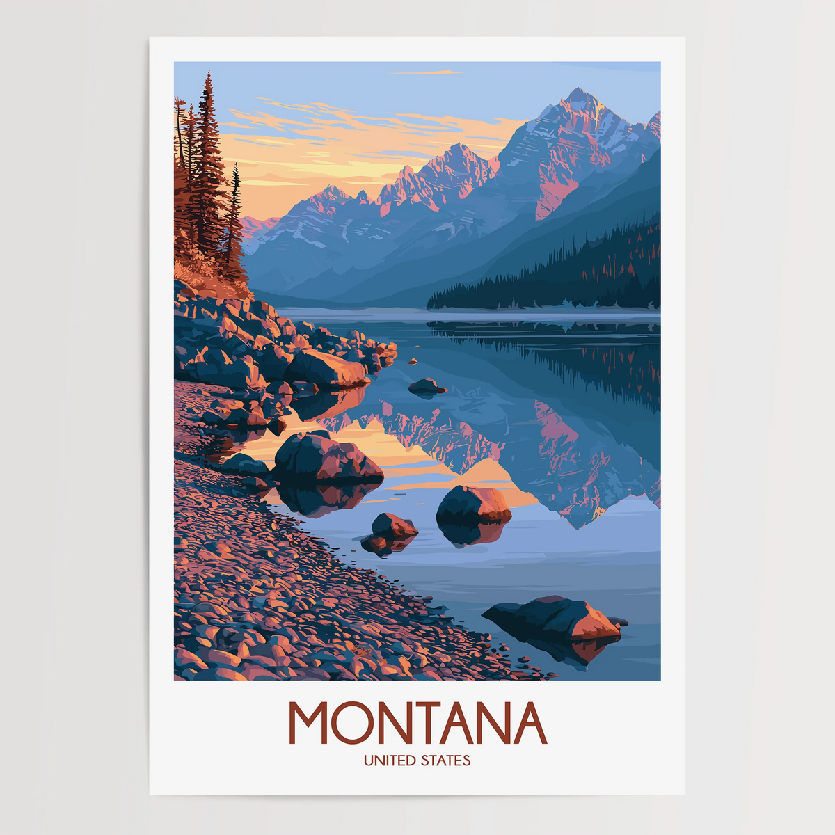 Montana Destination Art Gift