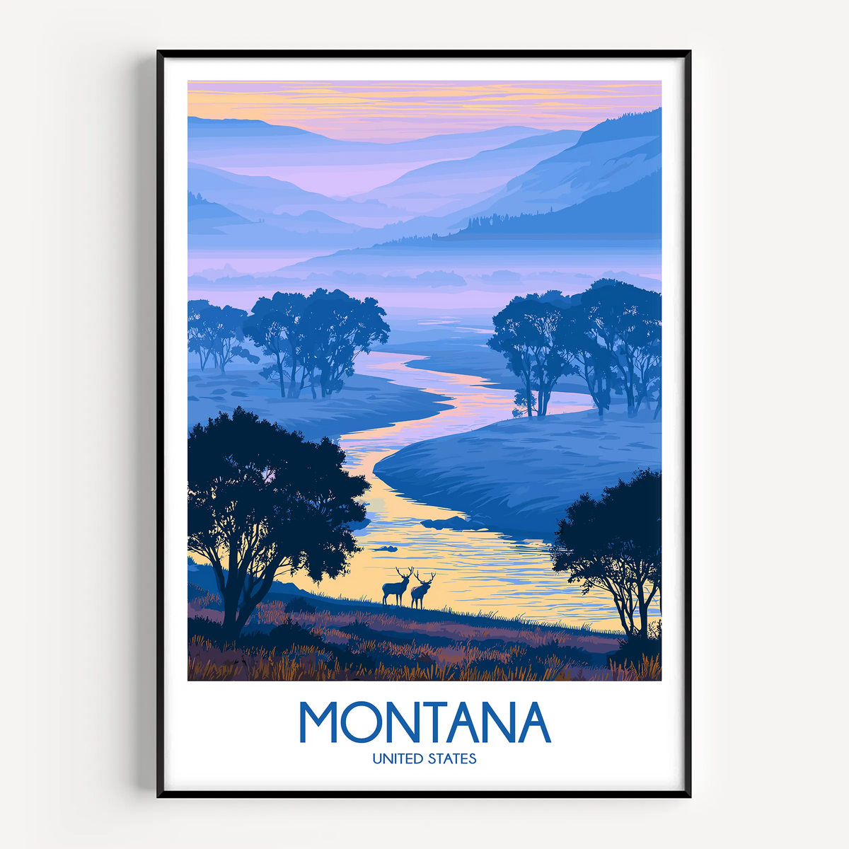 Montana Destination Art Gift