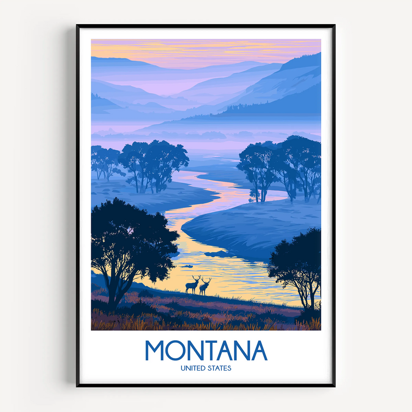 Montana Destination Art Gift