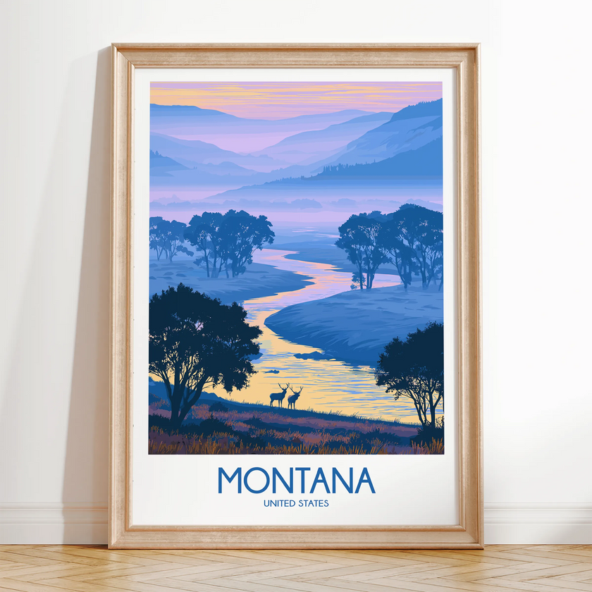 Montana Minimalist Wall Art