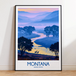 Montana Scenic Landscape Art