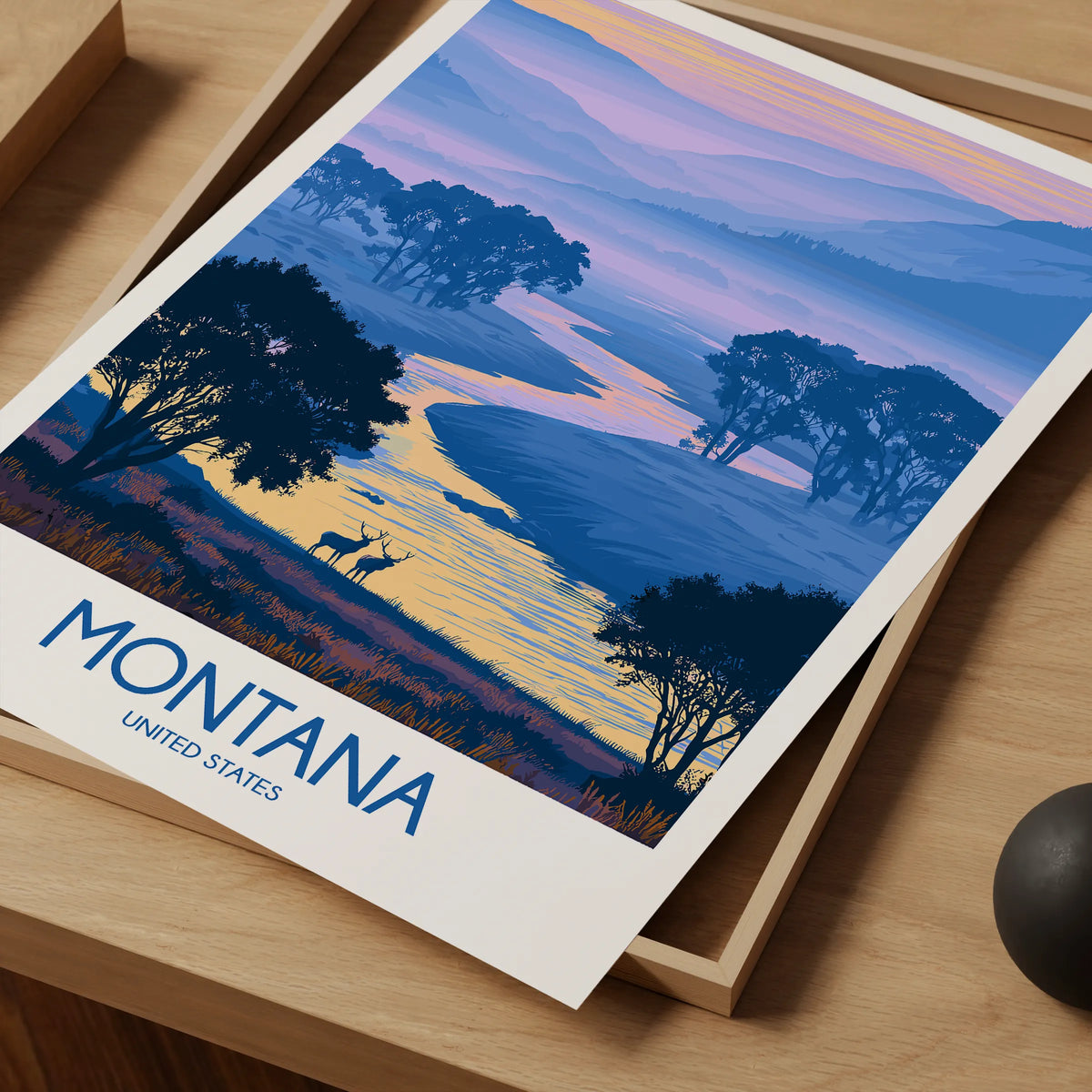 Montana Souvenir Poster Print