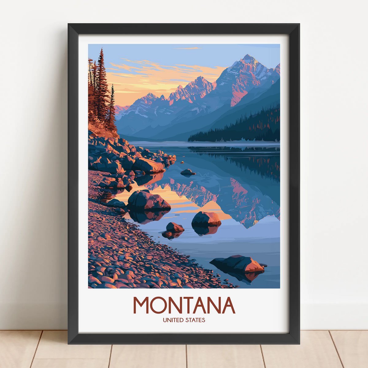 Montana Souvenir Poster Print