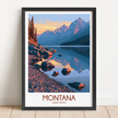 Montana Souvenir Poster Print