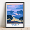 Montana Travel Memory Gift