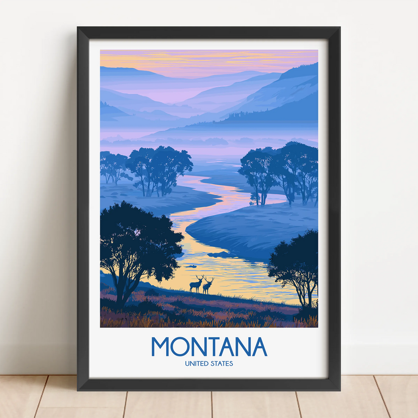 Montana Travel Memory Gift