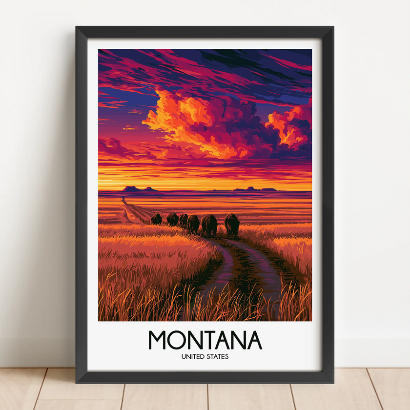 Montana Travel Memory Gift