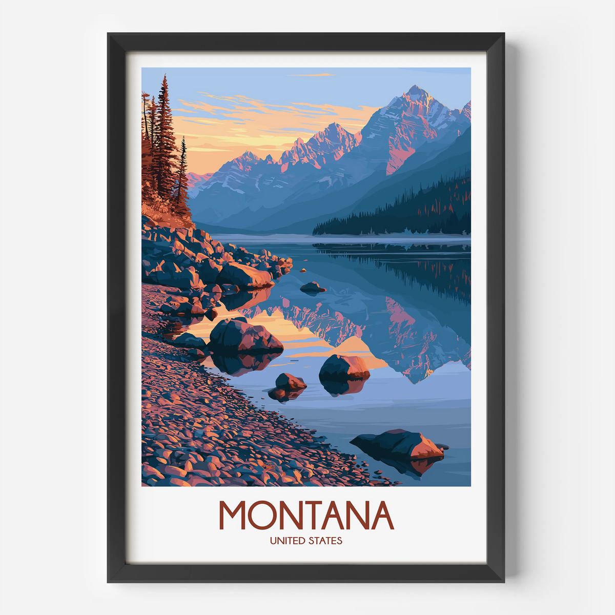 Montana Travel Memory Gift