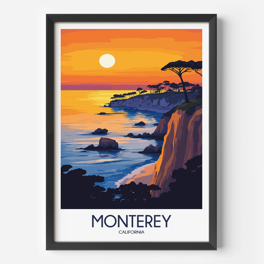 Monterey Minimalist Wall Art