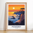 Monterey Modern Travel Poster