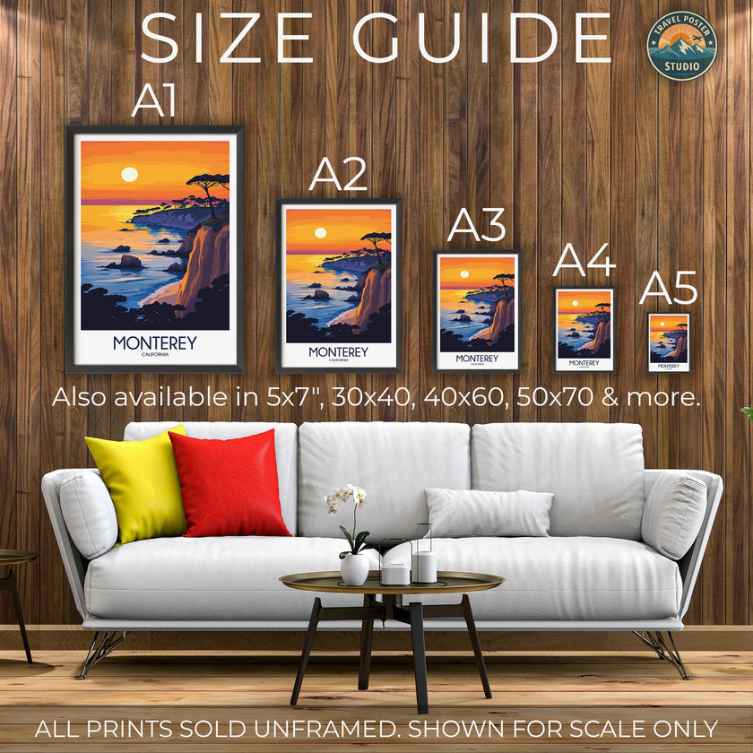Monterey Souvenir Poster Print