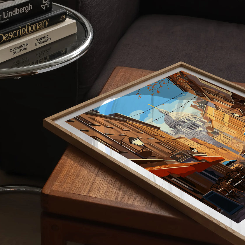 Montmartre Modern Travel Poster