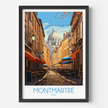 Montmartre Modern Travel Poster