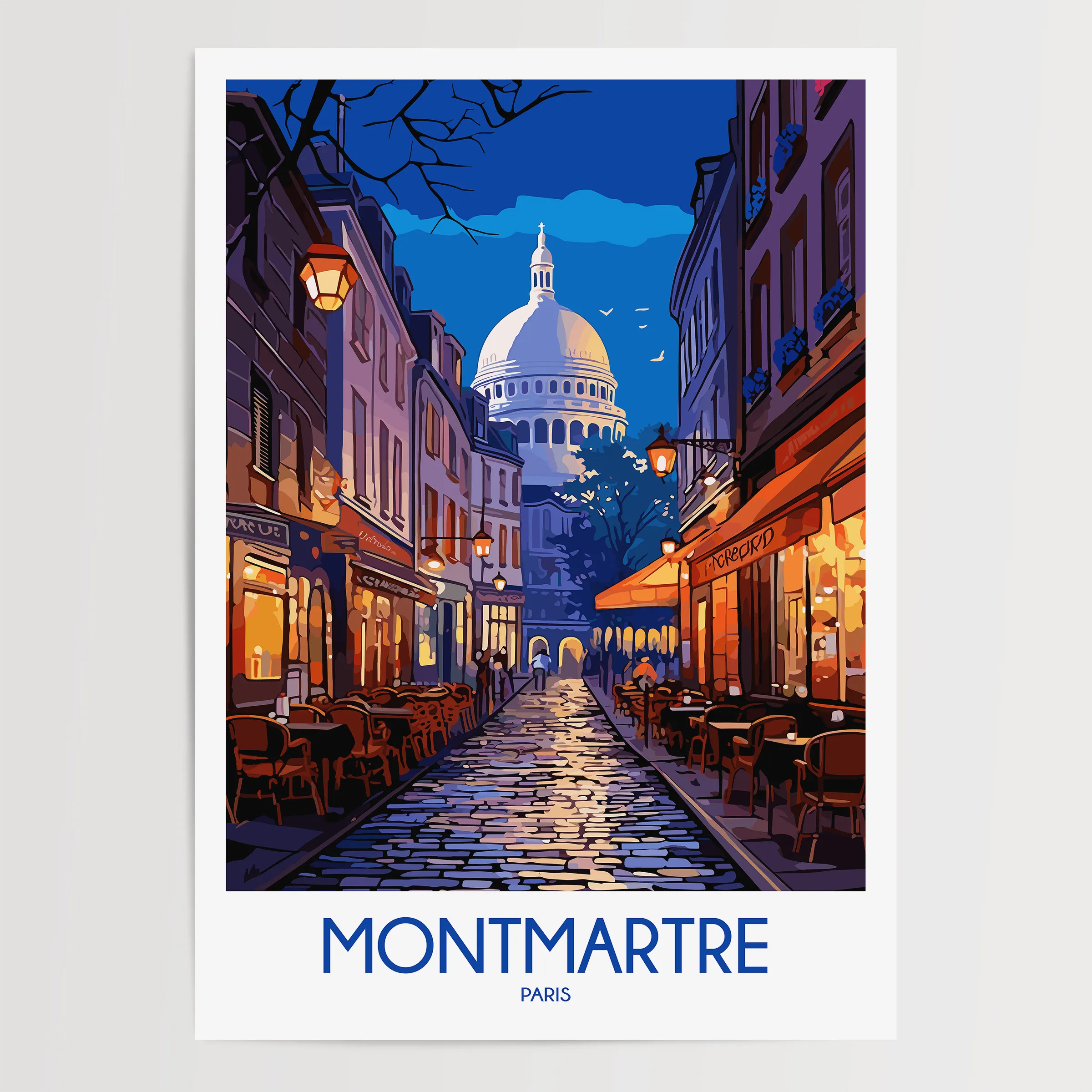 Montmartre Scenic Landscape Art