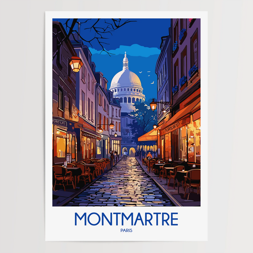 Montmartre Scenic Landscape Art