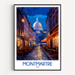 Montmartre Vintage Style Print