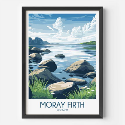 Moray Firth Souvenir Poster Print