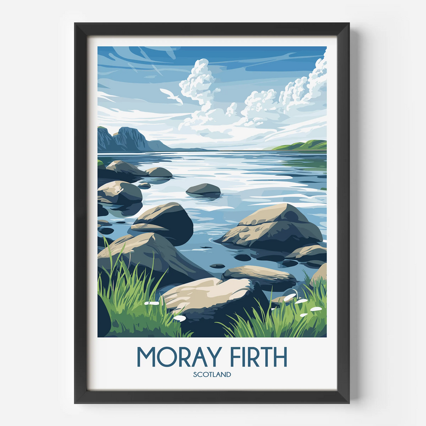 Moray Firth Souvenir Poster Print