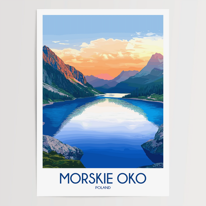 Morskie Oko Minimalist Wall Art