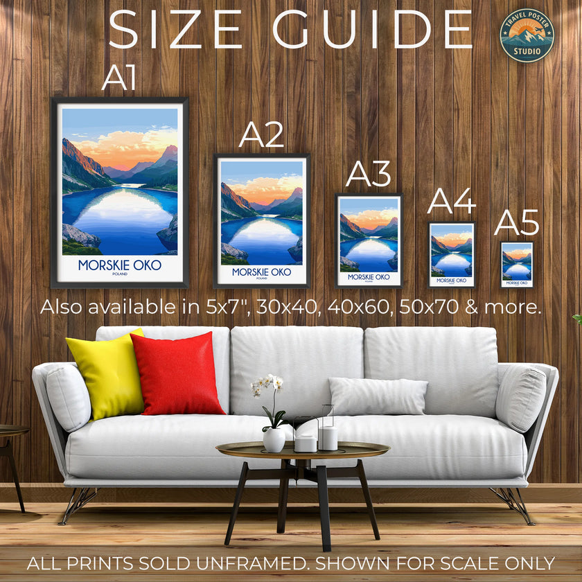 Morskie Oko Souvenir Poster Print