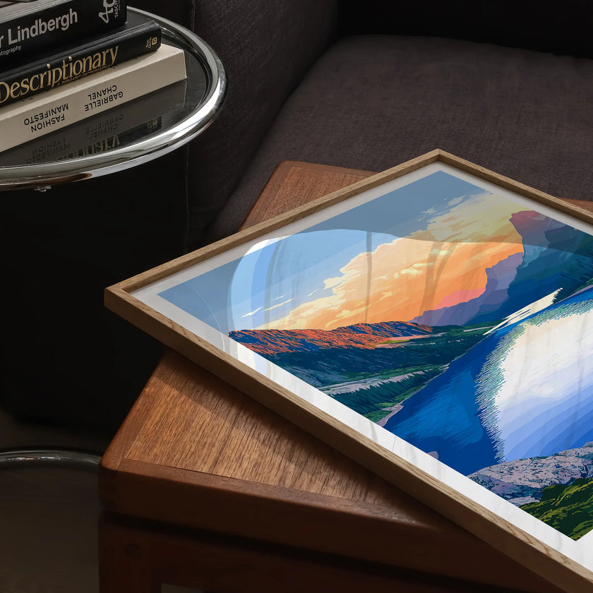 Morskie Oko Vintage Style Print