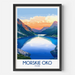 Morskie Oko Vintage Style Print